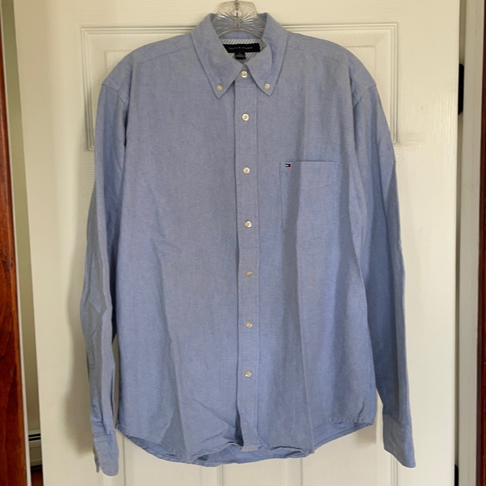 Men’s button up shirt.